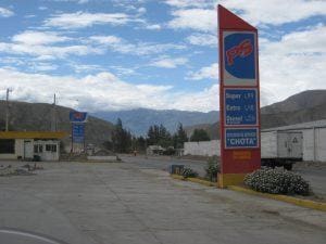 Prices of gasoline in Ecuador. SUV's heaven!
