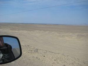 The view on the side of the Panamerican Highway